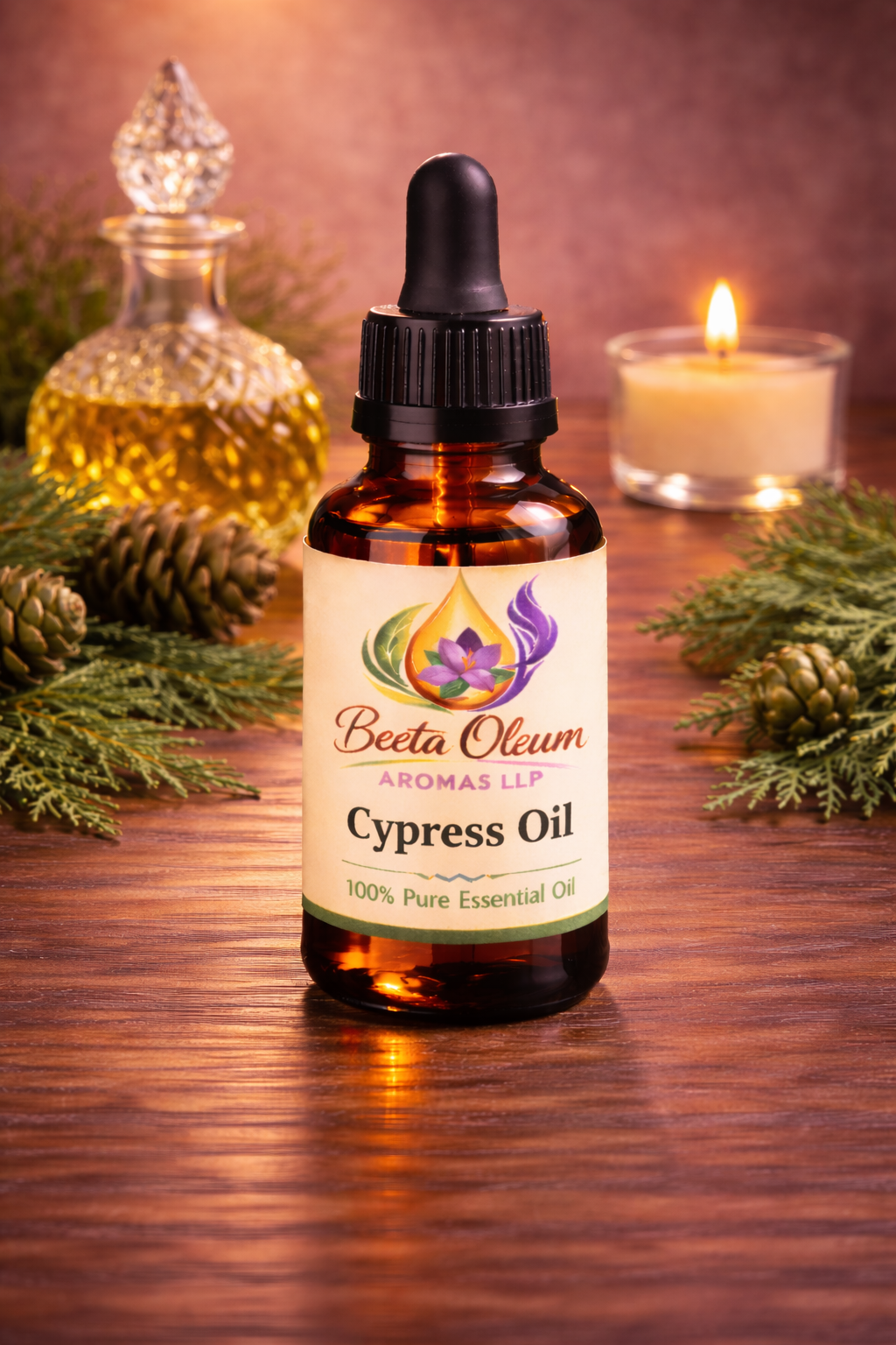Cypress Oil Bottle